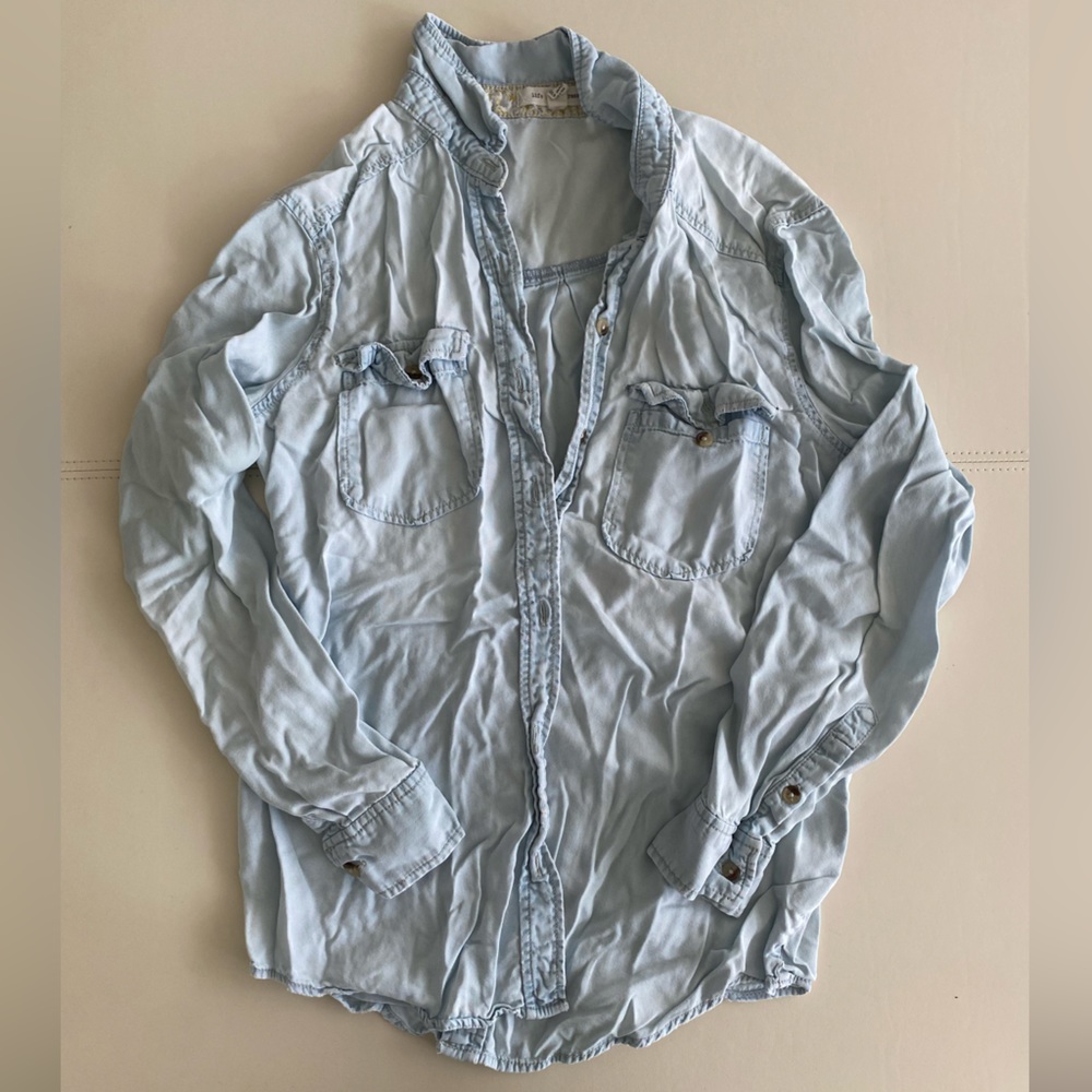 life in progress soft button down